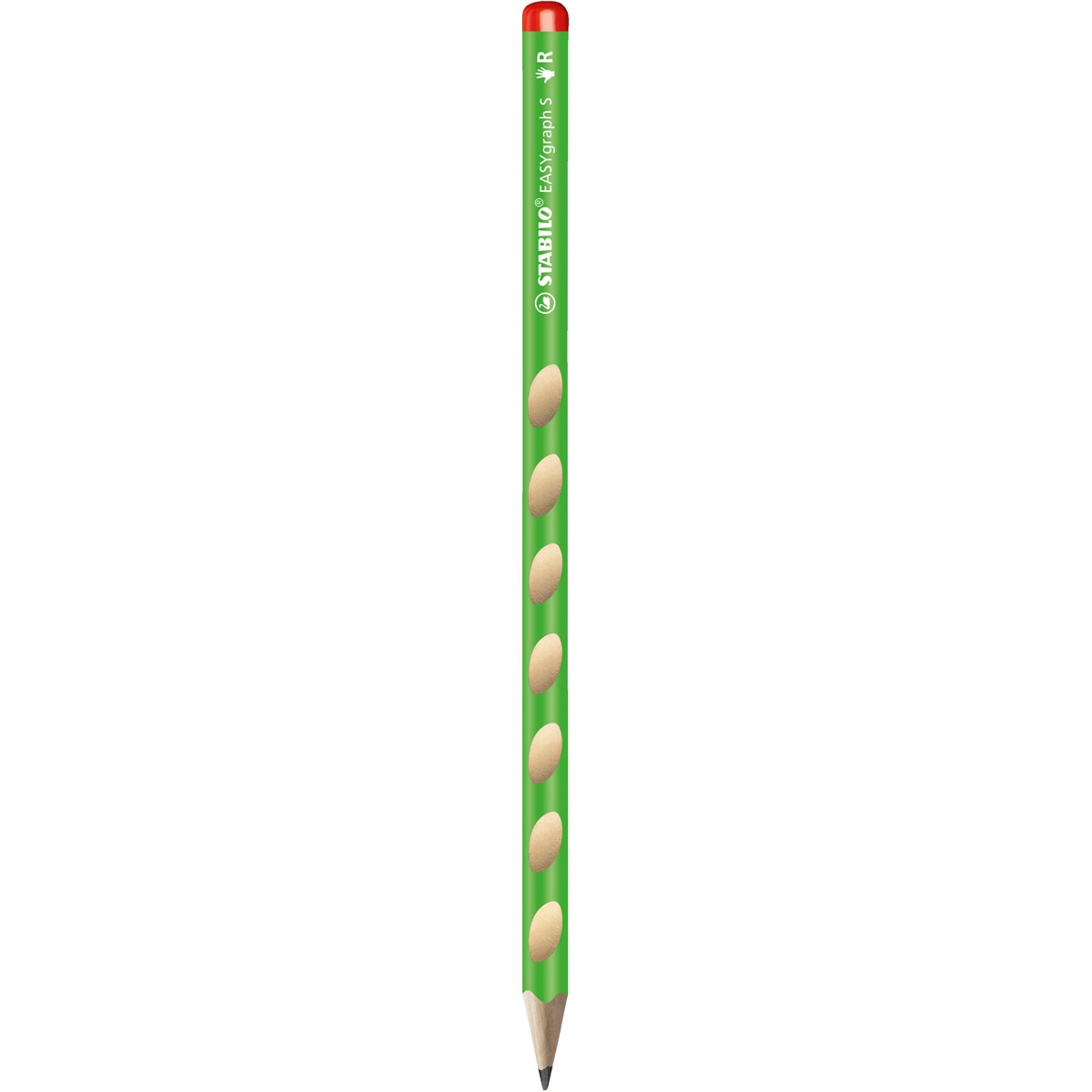 Lápiz Ergonómico Para Diestros EASYgraph S STABILO Verde Verde-1