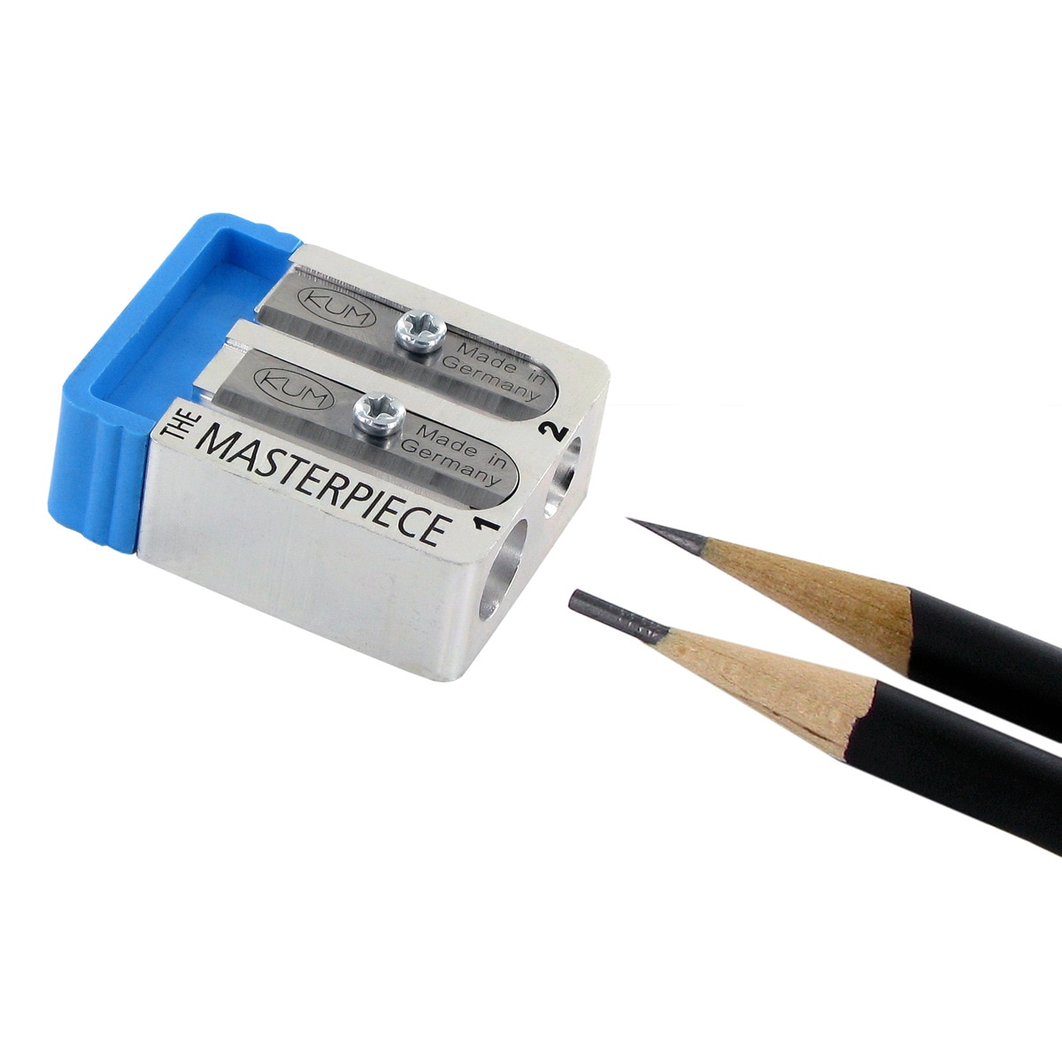 Sacapuntas de arte Meisterwerk long point en magnesio Kum gris 3