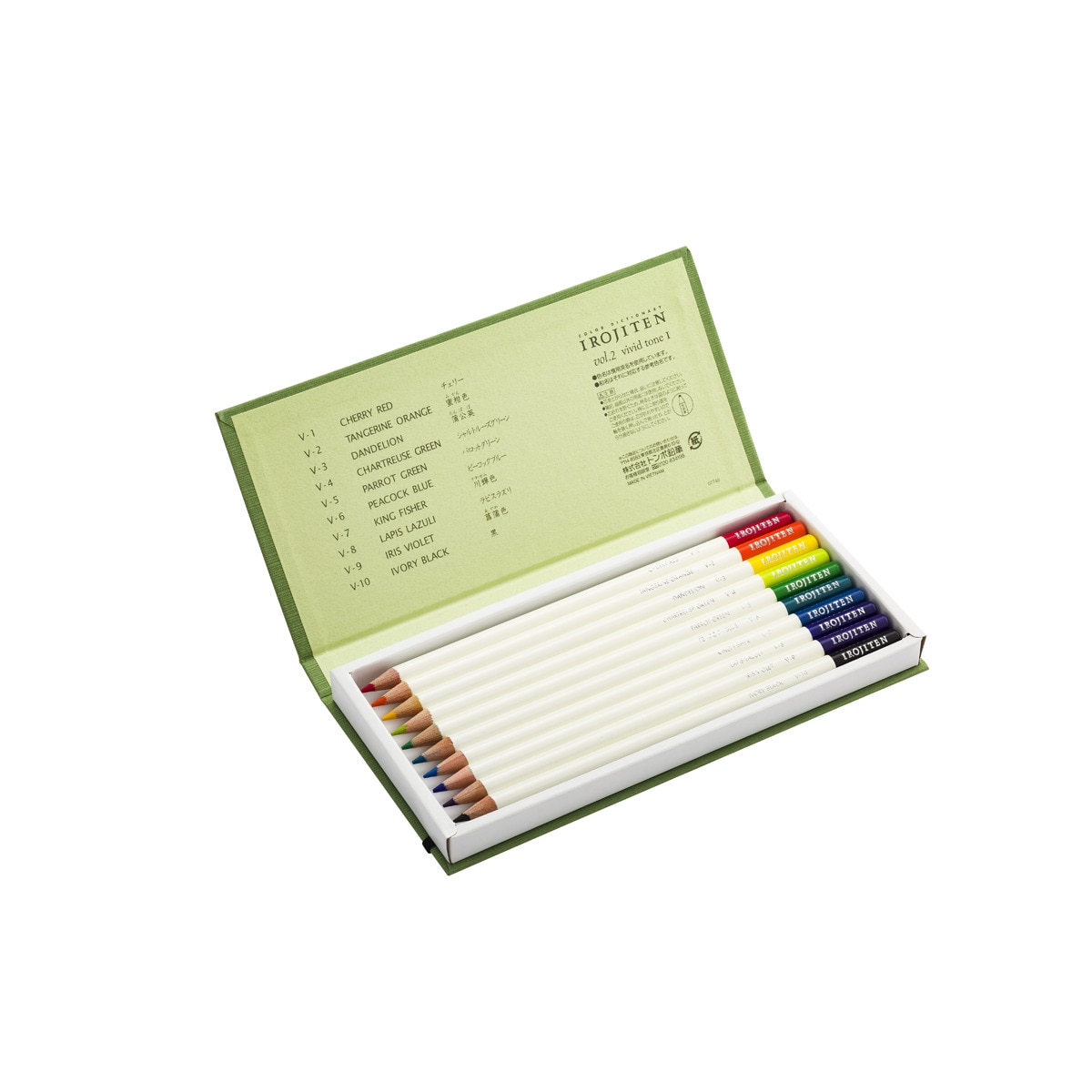 Pack 10 lápices de colores vivos Irojiten Tombow multicolor Multicolor-2