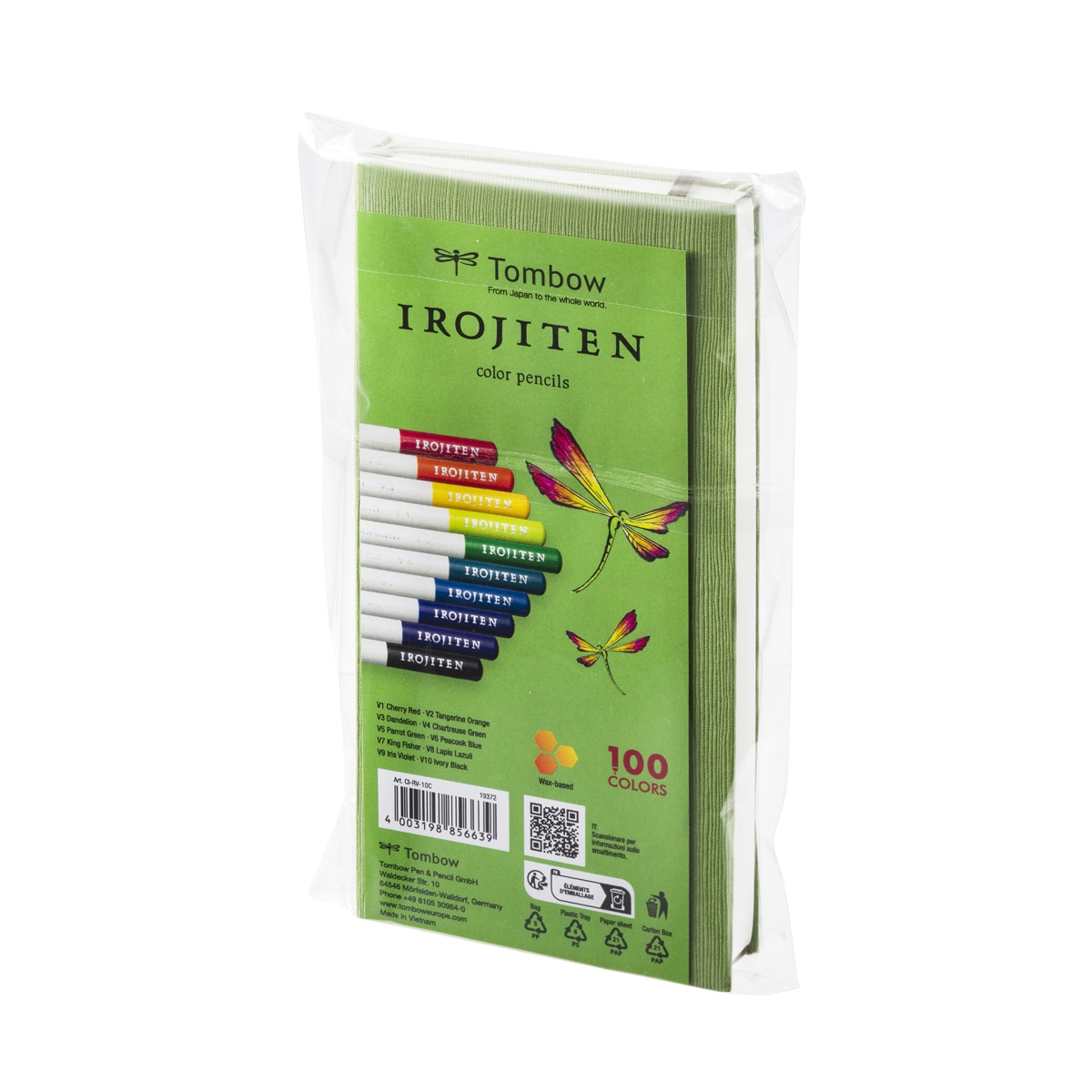 Imagen 0 de Pack 10 lápices de colores vivos Irojiten Tombow multicolor