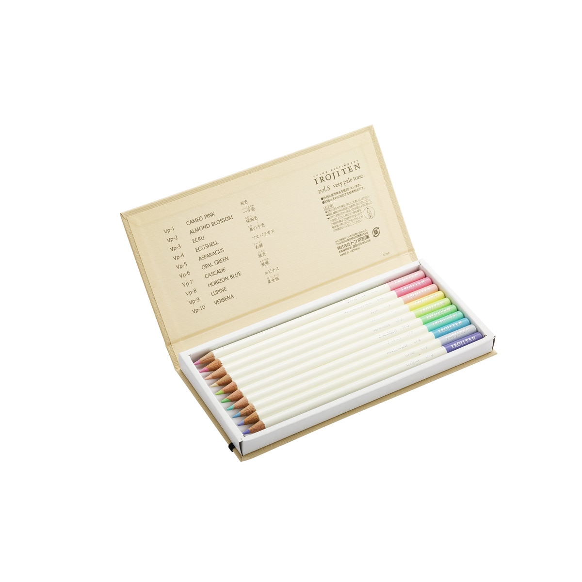 Pack 10 lápices de colores muy pálidos Irojiten Tombow multicolor Multicolor-2