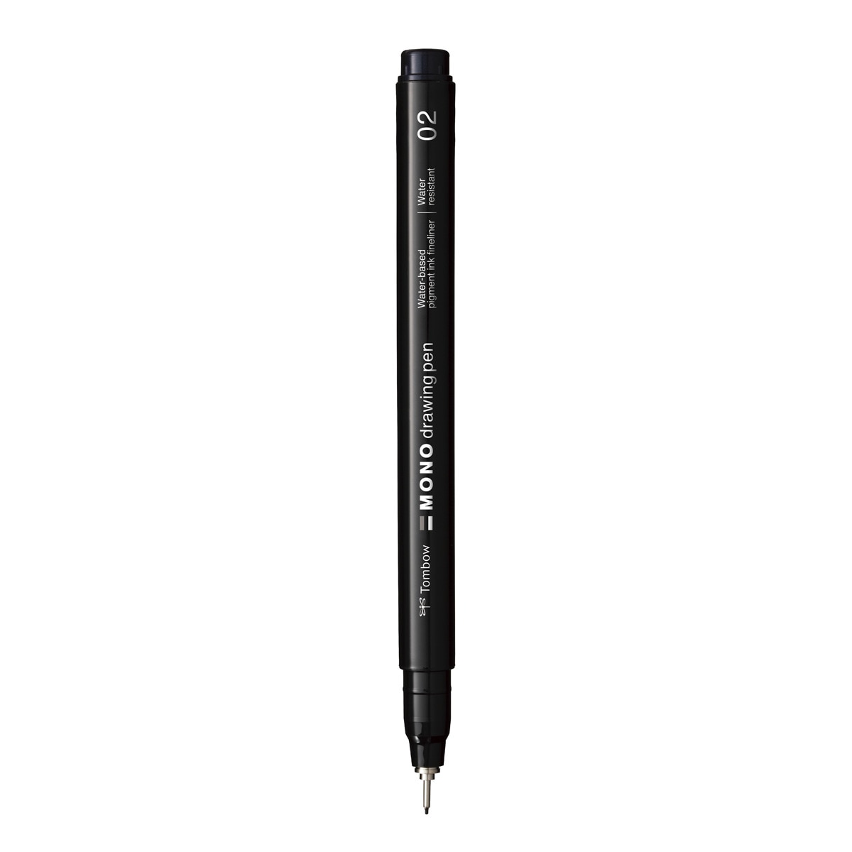 Rotulador mono drawing pen punta fina 02 Tombow negro Negro-2