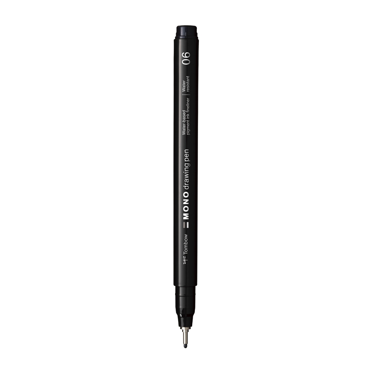 Rotulador mono drawing pen punta fina 06 Tombow negro Negro-2