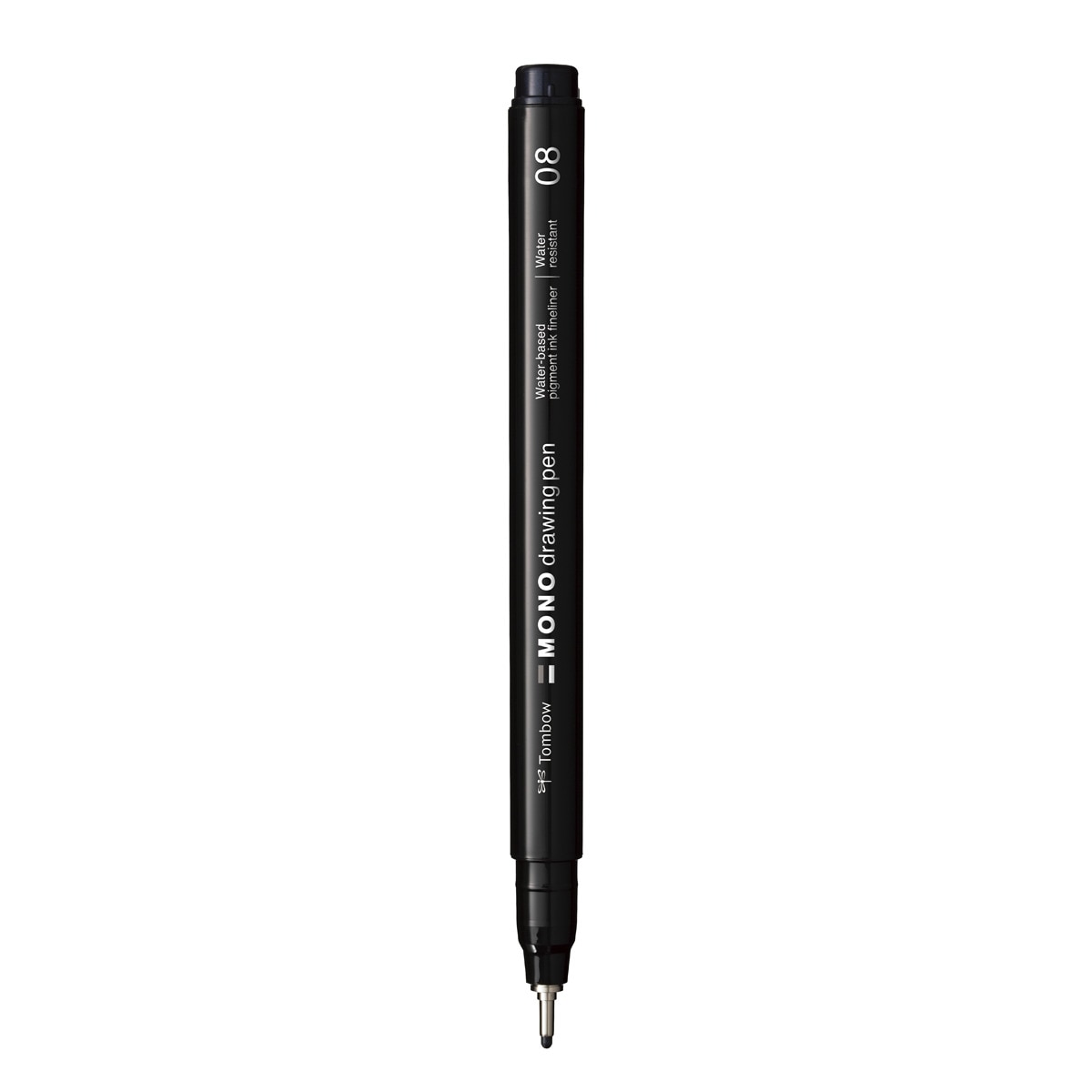 Rotulador mono drawing pen punta fina 08 Tombow negro Negro-2