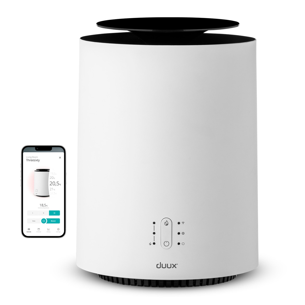 Calefactor cerámico Duux DXCH08 con diseño orgánico 2