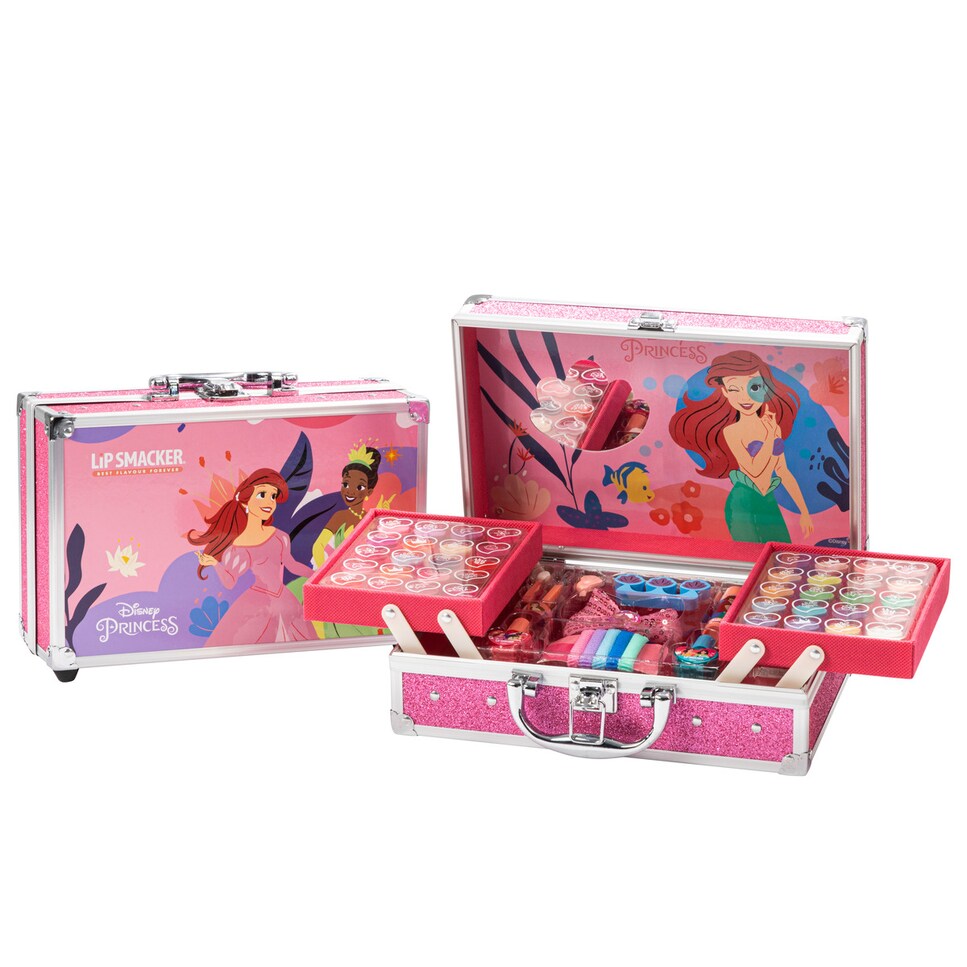 Maletin de Maquillaje Princess Makeup Train case Lip Smacker · Lip