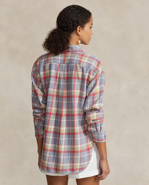 Camisa cuadros mujer el best sale corte ingles