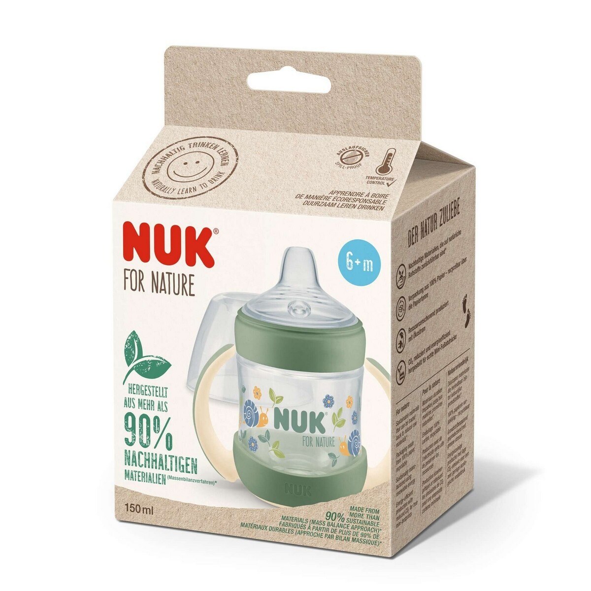 Copo de Aprendizagem For Nature  6m+ - 150 ml Verde-2