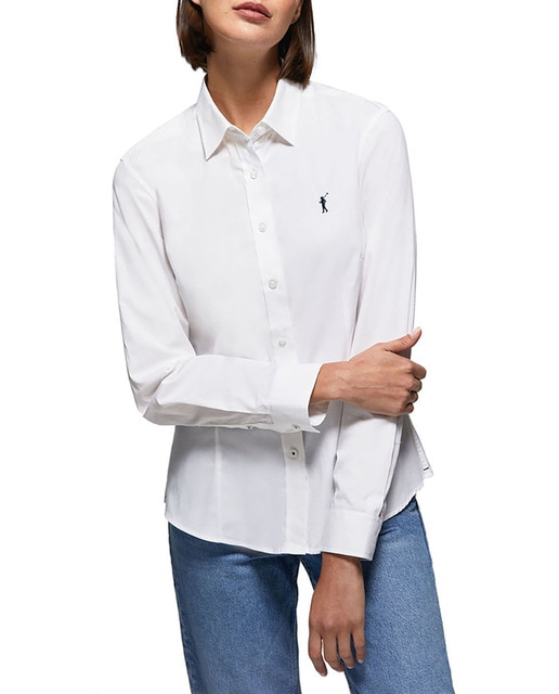 Imagen 0 de Camisa de manga larga de popelín