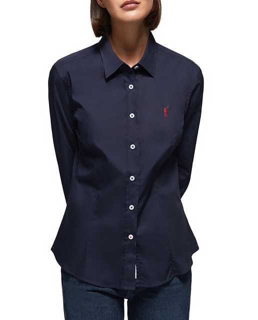 Imagen 0 de Camisa de manga larga de popelín