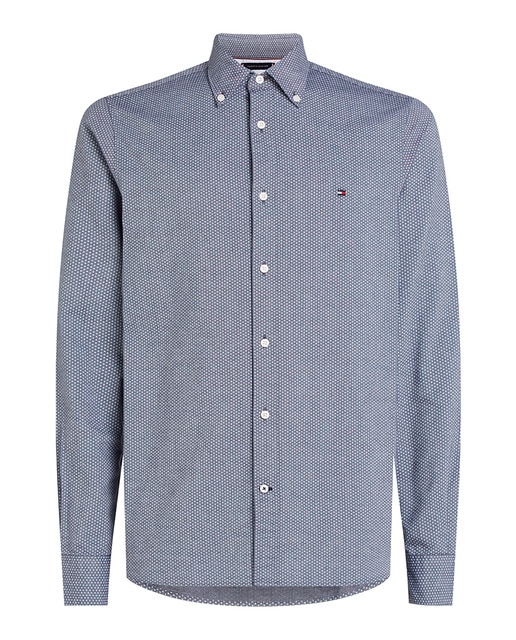 Camisa de manga larga con estampado de lunares
