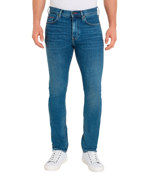 Imagen 0 de Pantalón vaquero de algodón y corte regular