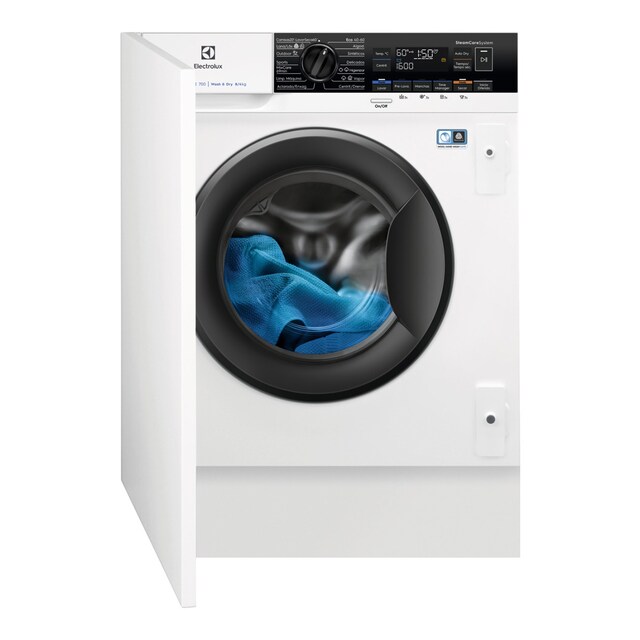 Imagem 0 de Máquina de Lavar e Secar Roupa Encastrável Electrolux EN7W3866OF Carga Frontal de 8 Kg e de 1600 rpm - Branco
