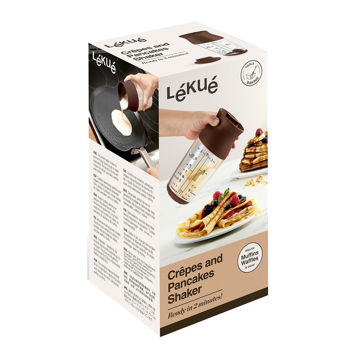 Shaker de Massas Batter Shaker Castanho-12