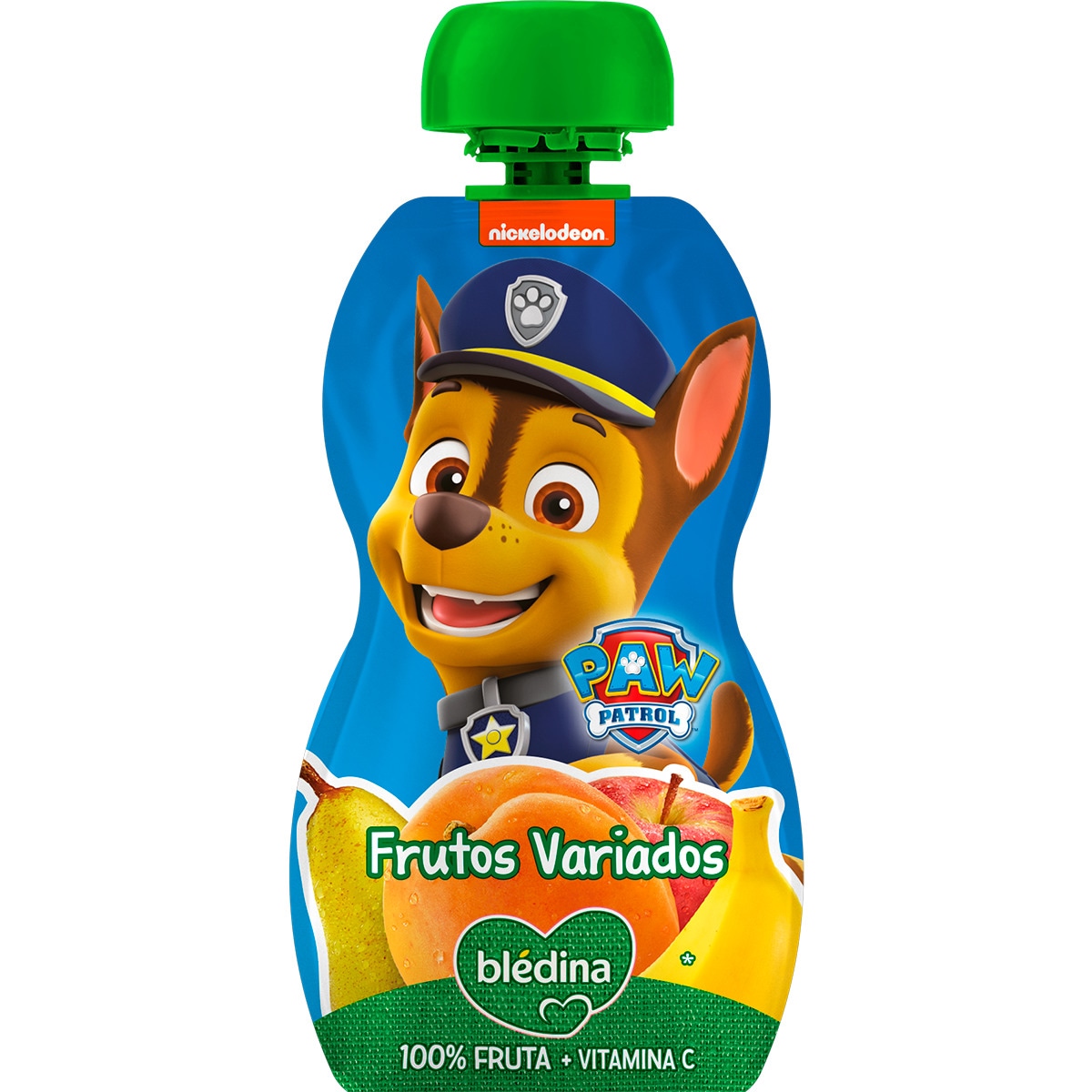 Pouch Patrulha Pata Chase Frutas Variadas embalagem 100 g