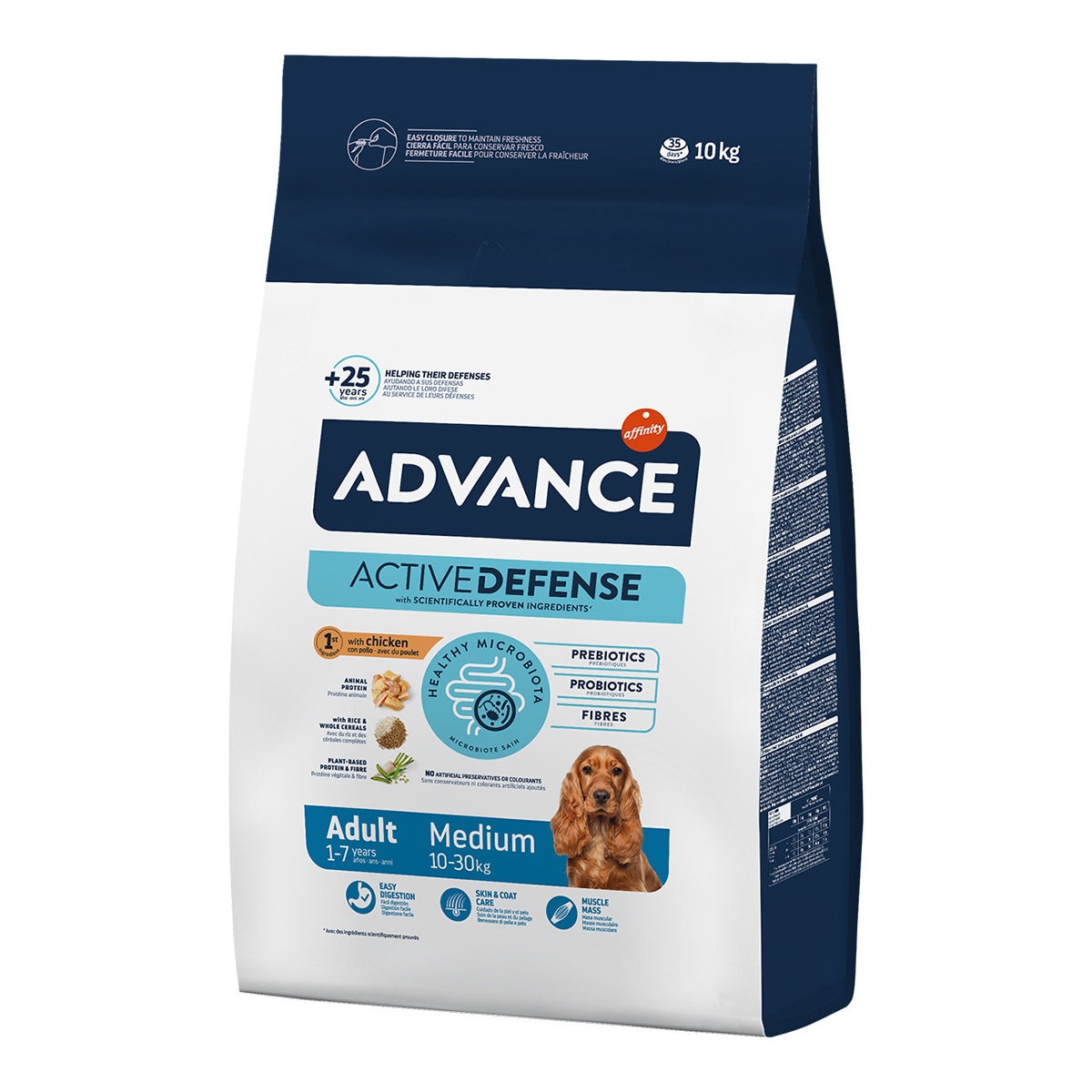 Pienso para perros adultos Advance Medium pollo y arroz 1