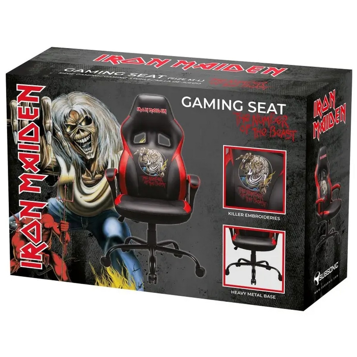 Cadeira Gaming Adulto Iron Maiden 10