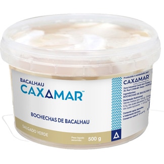 Bochechas de Bacalhau embalagem 500 g - Caxamar