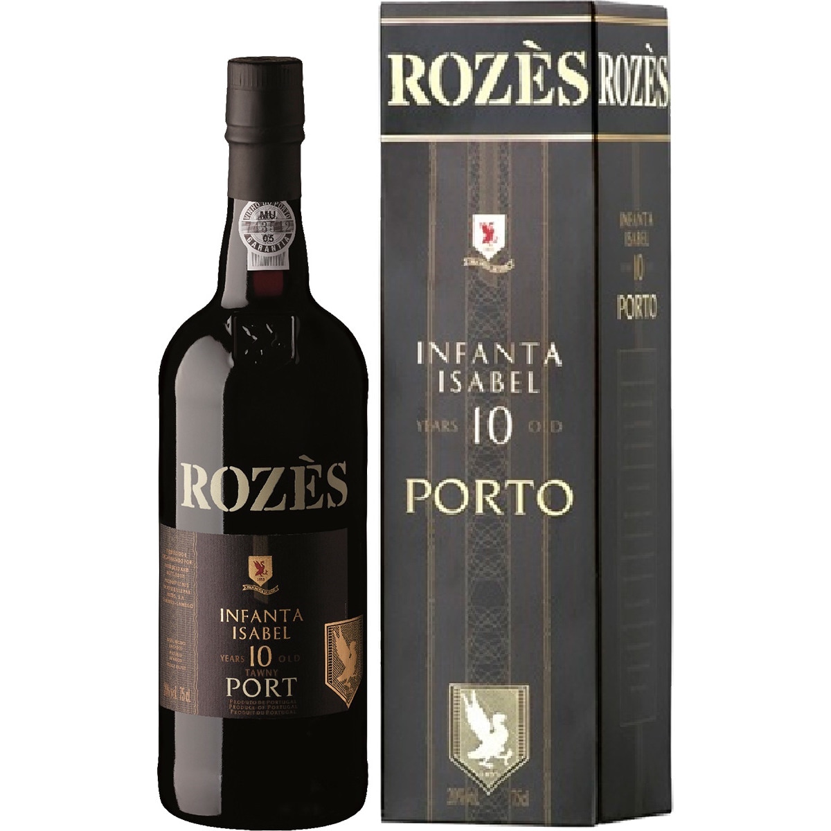 Vinho do Porto Infanta Isabel 10 anos garrafa 75 cl