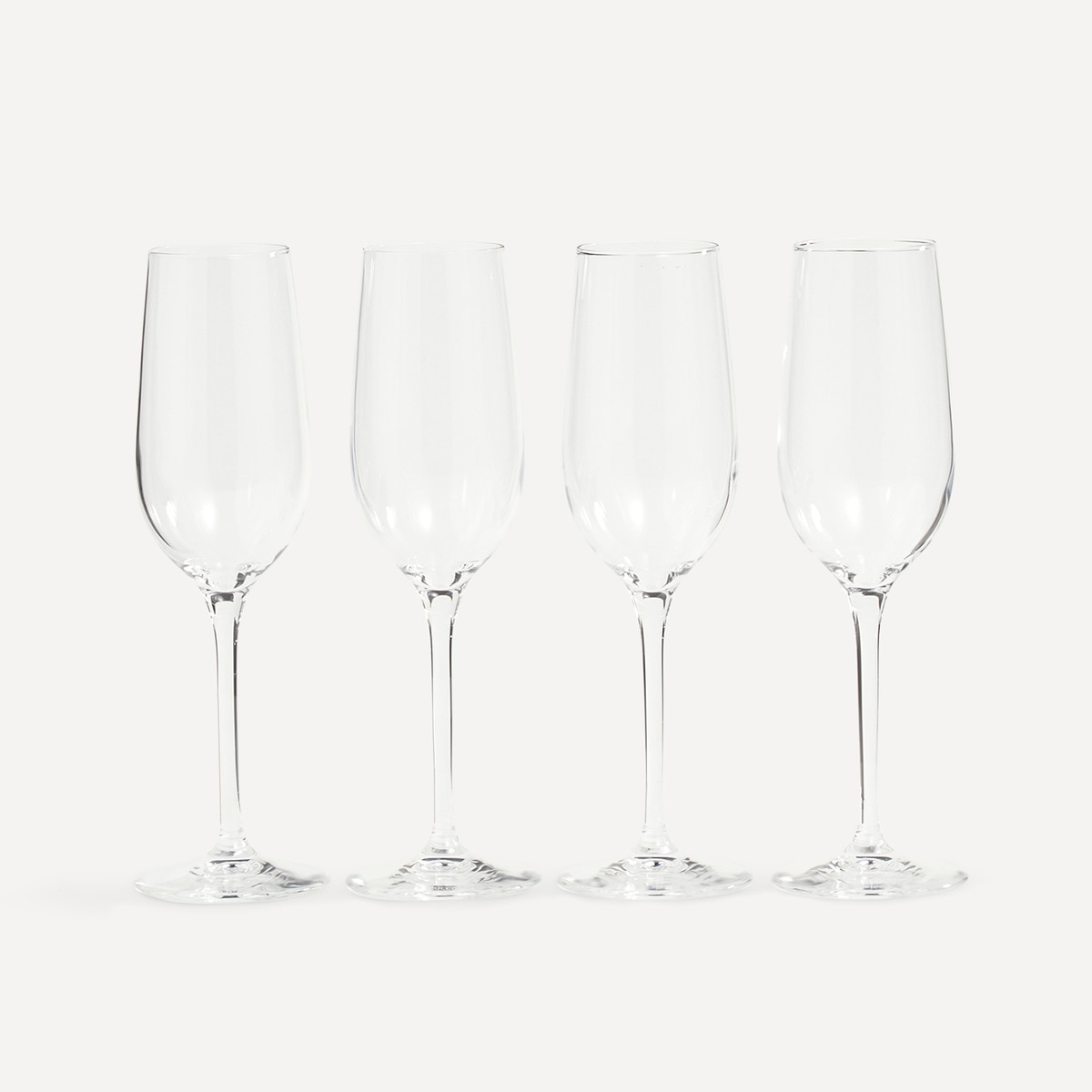 Conjunto de 4 Copos de Champanhe Reims Transparente-1