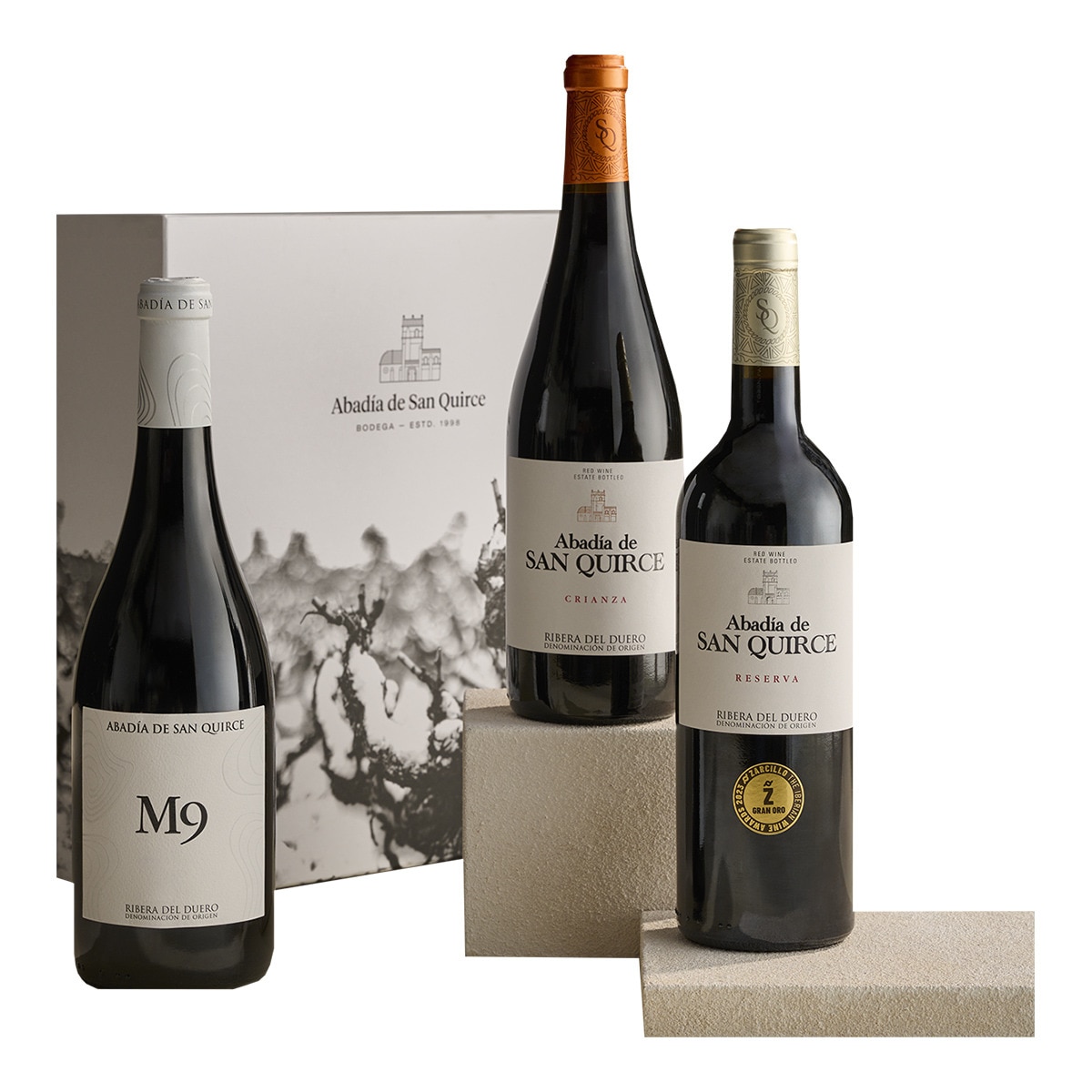 Imagen 0 de Estuche vinos tintos Abadía de San Quirce Ribera del Duero