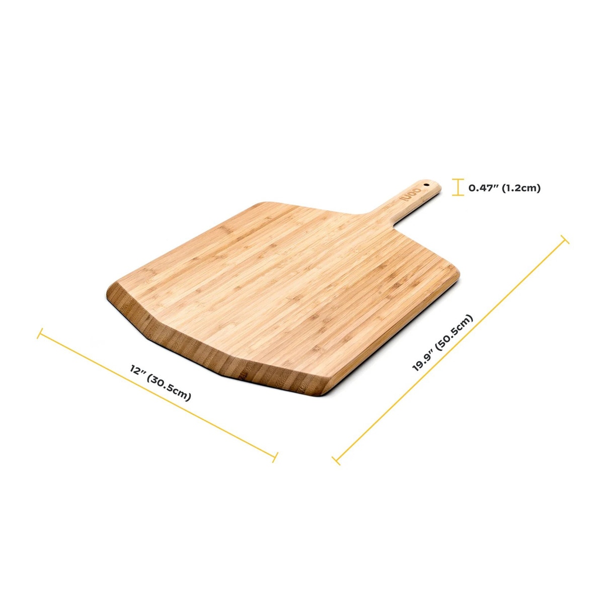 Tábua com Cabo Para Piza de Bambu 12 3