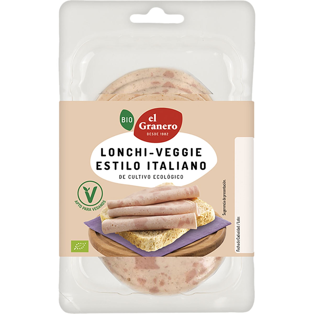 Bio Lonchi-Veggie lonchas de Mortadlla ecológica envase 100 g