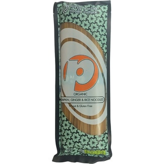tallarines de arroz, calabaza y jengibre ecológicos y sin gluten envase 250 g - King Soba