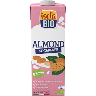 bebida de almendras ecológica sin azúcar y sin gluten envase 1 l - Isola Bio