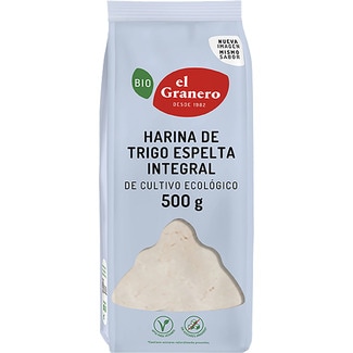 Bio harina de espelta integral ecológica bolsa 500 g - El Granero Integral