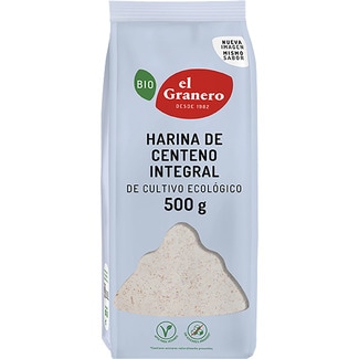 Bio harina de centeno integral ecológica bolsa 500 g - El Granero Integral