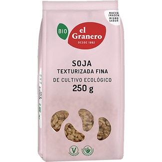 Bio soja texturizada fina de cultivo ecológico envase 250 g - El Granero Integral