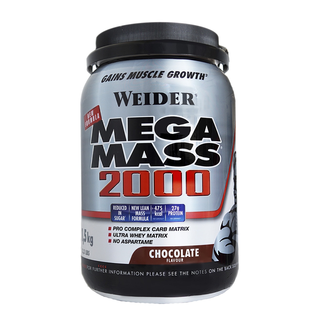 Imagem 0 de Mega Mass 2000 1,5 kg sabor Chocolate Mega Mass