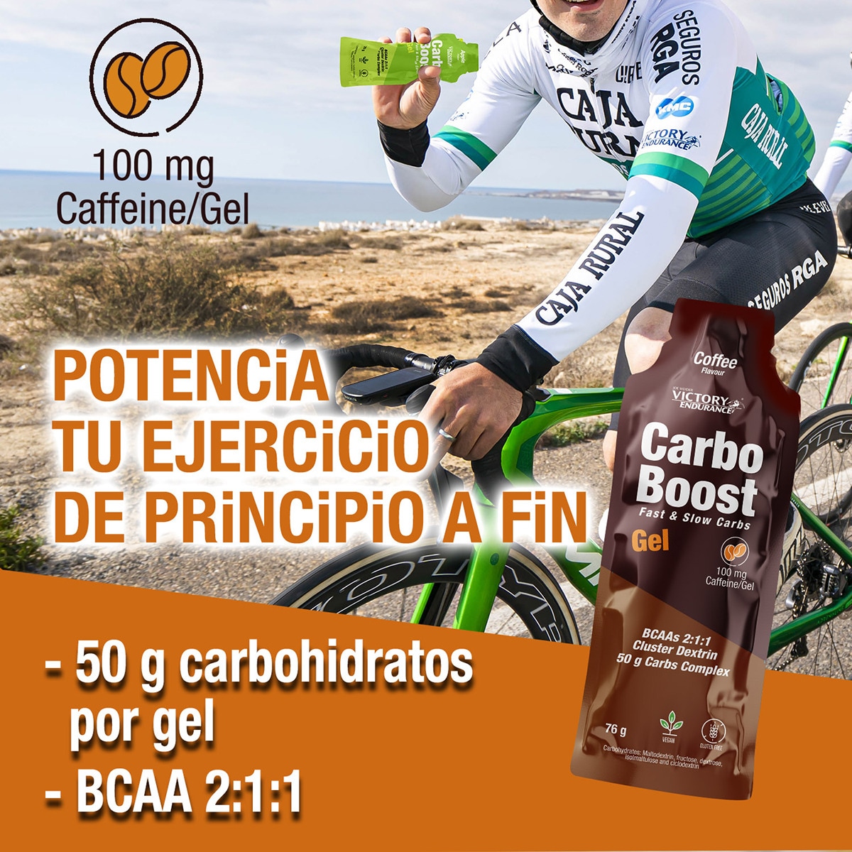 Gel Energético Carb-o-Boos Sabor Café Café-3