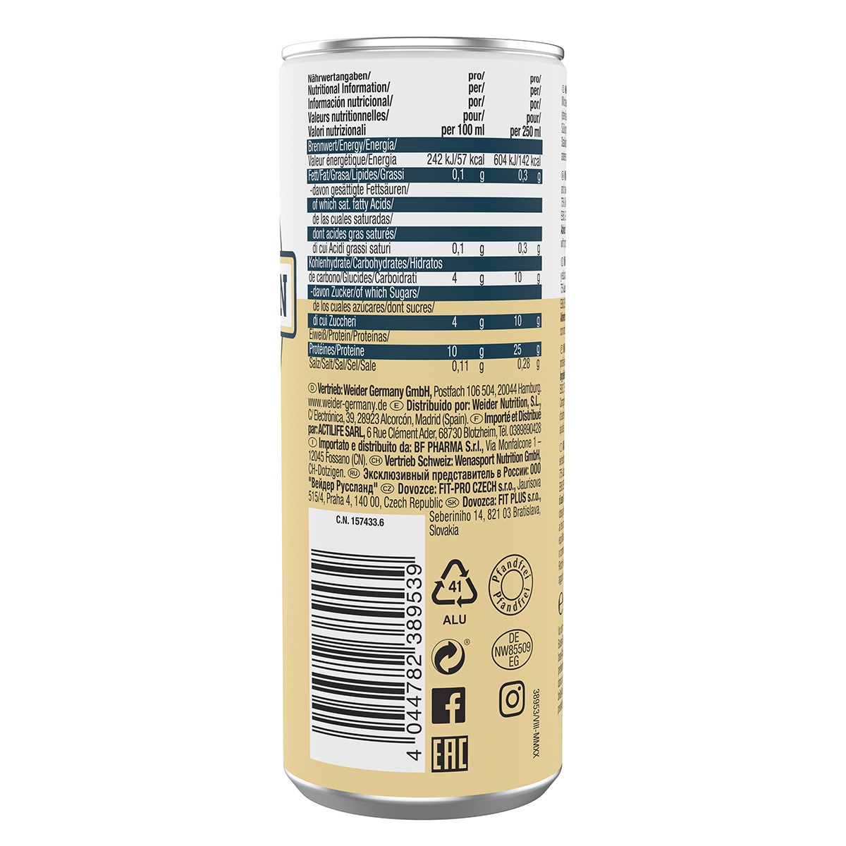 Milk Protein Shake Baunilha - 250 ml 3
