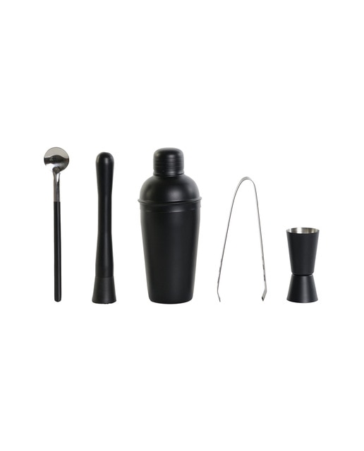 Imagen 0 de Coctel set 5 inox 8x8x20 500ml negro