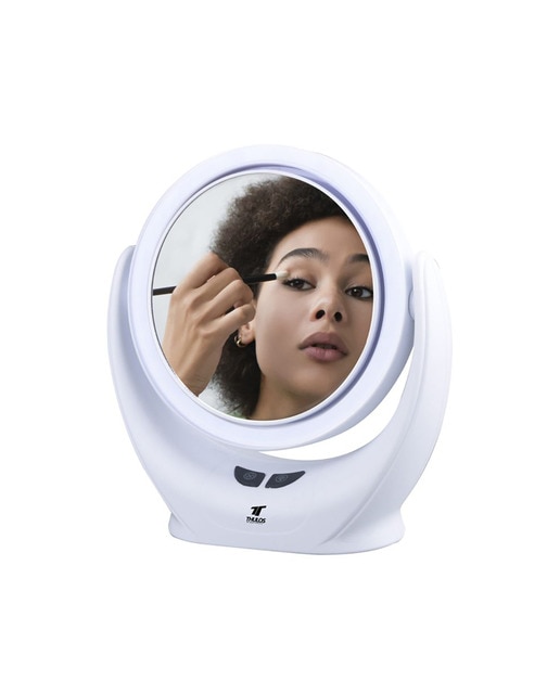 Imagen 0 de Espejo maquillaje con luz led y ventilador