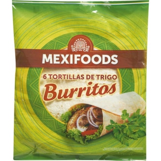 Tortilhas de Trigo Wraps embalagem 370 g - Mexifoods