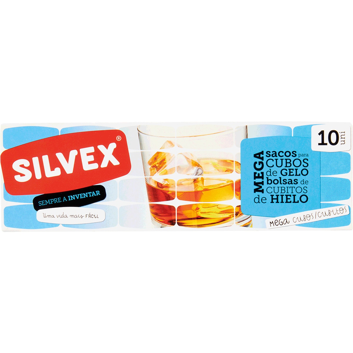 Sacos de Gelo em Cubo para Whisky 10 unidades