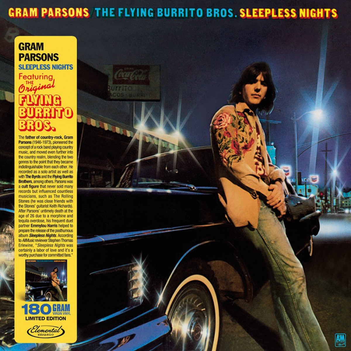 Imagen 0 de Sleepless Nights W/The Flying Burrito Bros (LP-Vinilo)