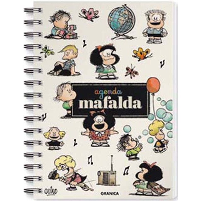 Imagen 0 de Mafalda agenda perpetua anillada personajes