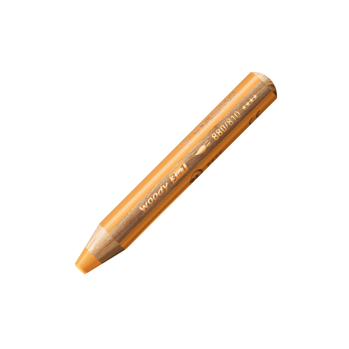 Lápiz Colorear Multiuso STABILO Woody 3 en 1 Oro 1