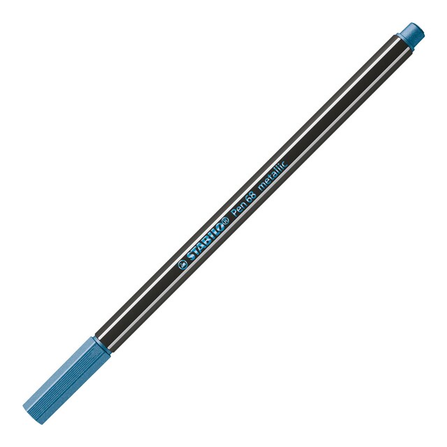 Imagen 0 de Rotulador Metallico STABILO Pen 68 Metallic  Azul Metalizado