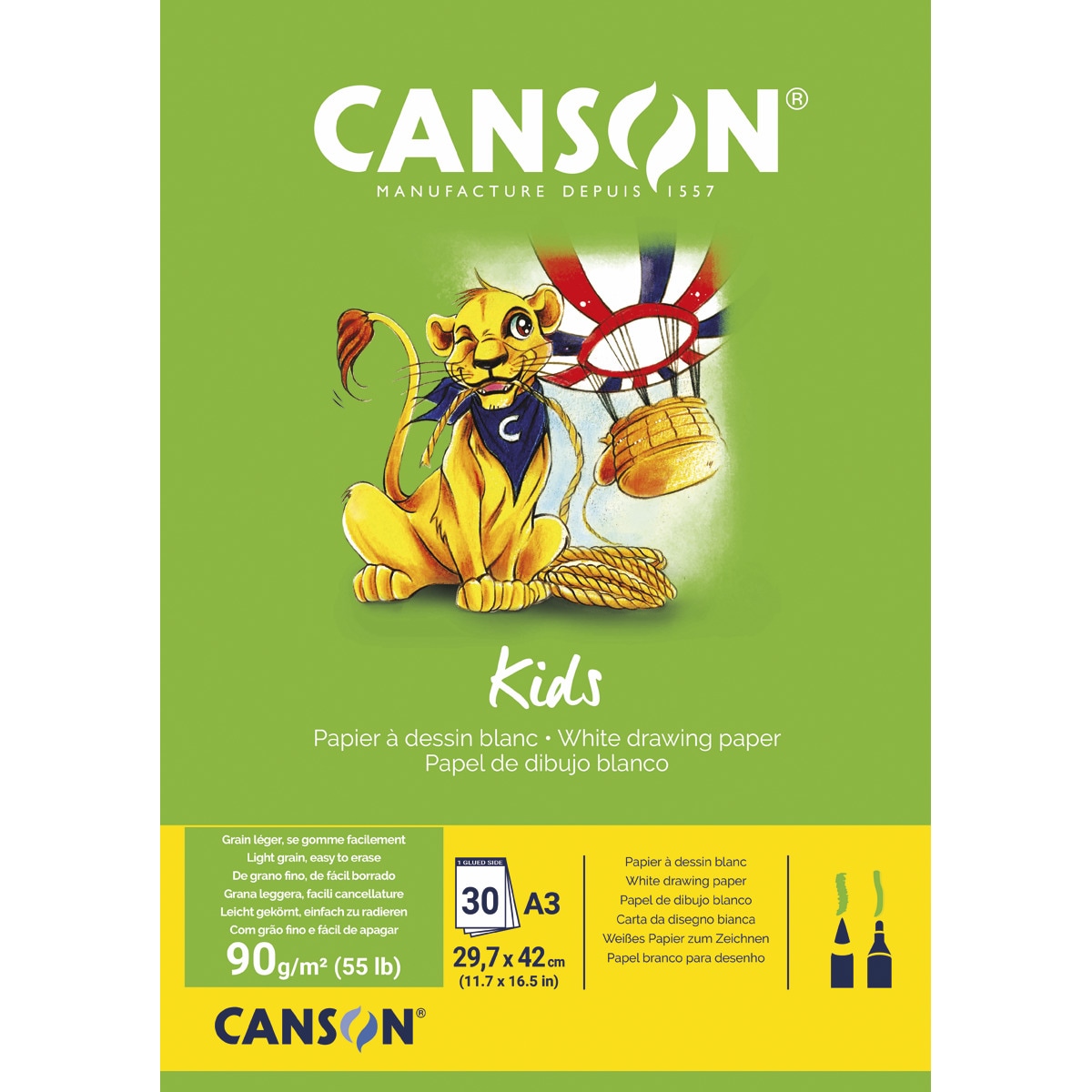 Imagen 0 de Bloc de dibujo Little Kids Canson
