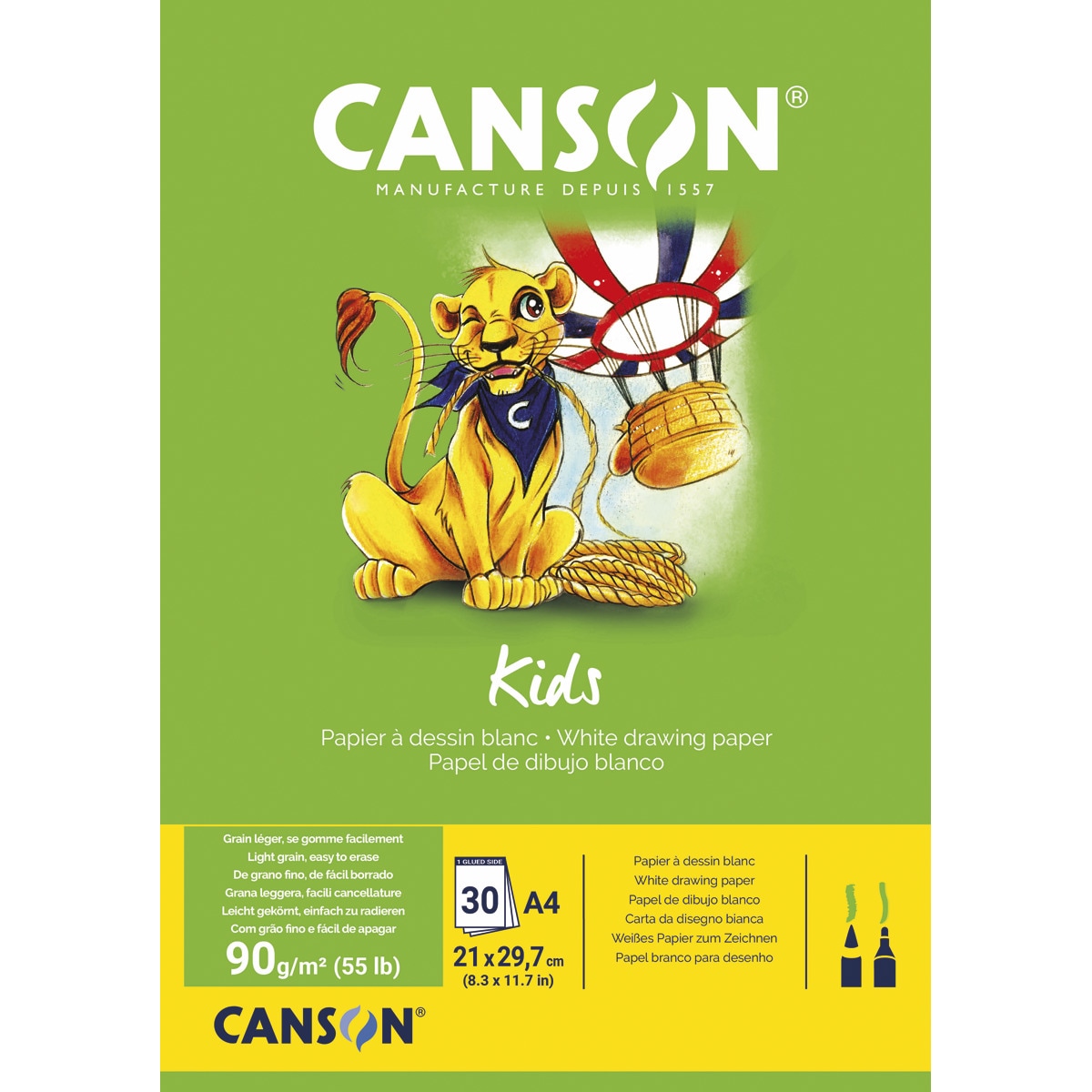 Imagen 0 de Bloc dedibujo Little Kids A4 Canson