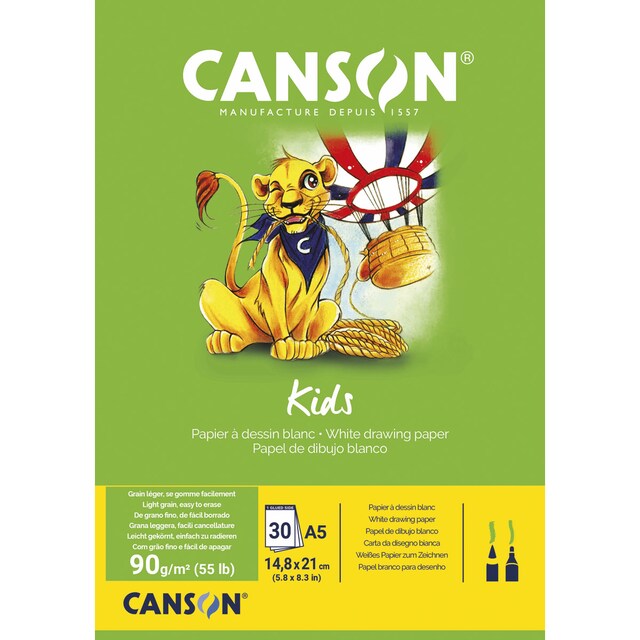 Imagen 0 de Bloc de dibujo Little Kids A5 Canson