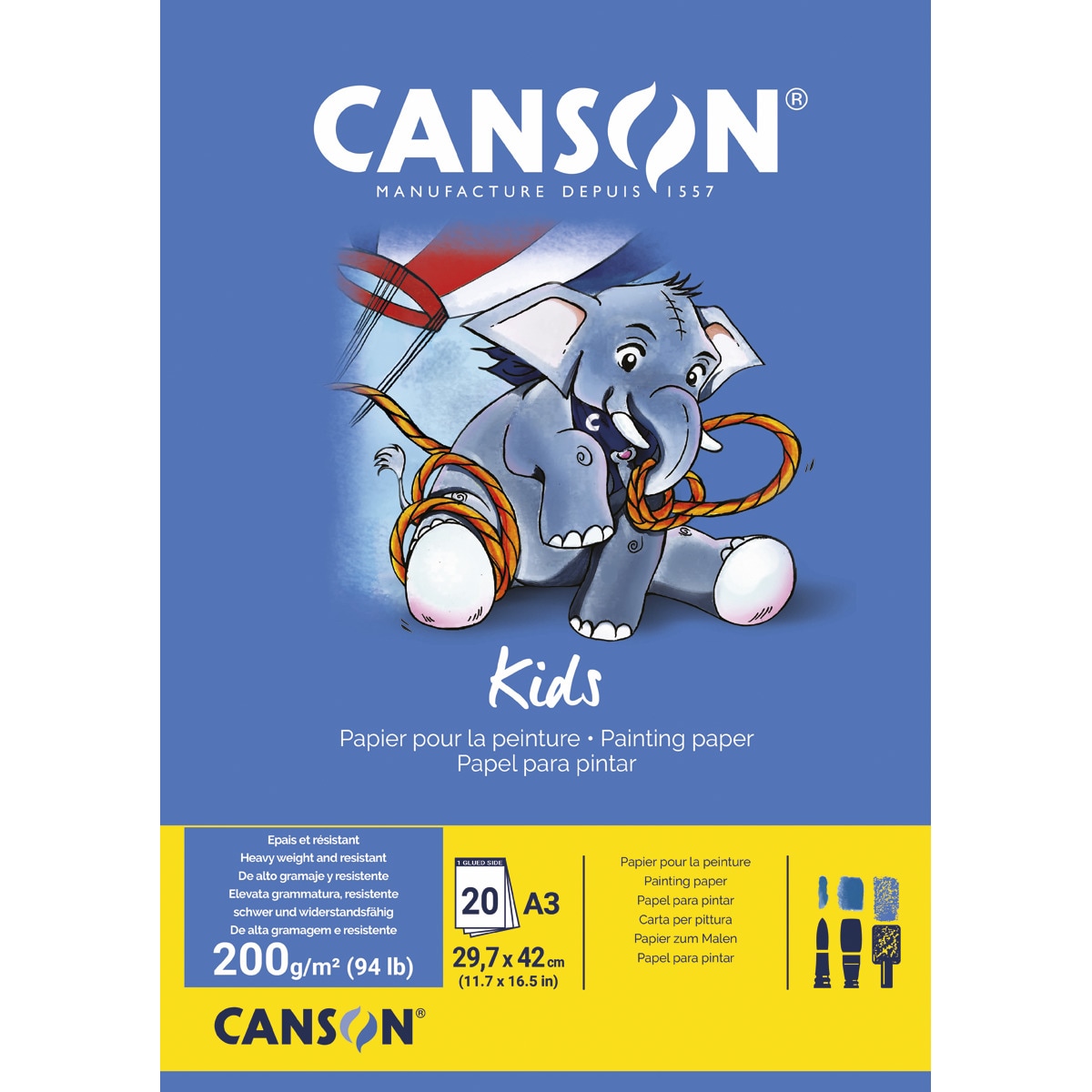 Imagen 0 de Bloc pintura Little Kids A3 Canson