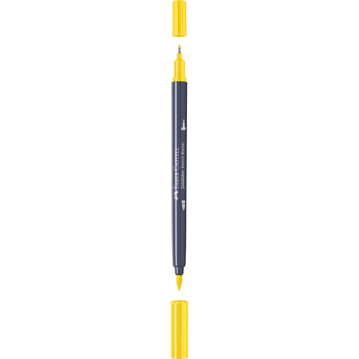 Rotulador sketch marker doble punta tinta base alcohol Goldfaber Faber-Castell amarillo de cadmio Amarillo de cadmio-2