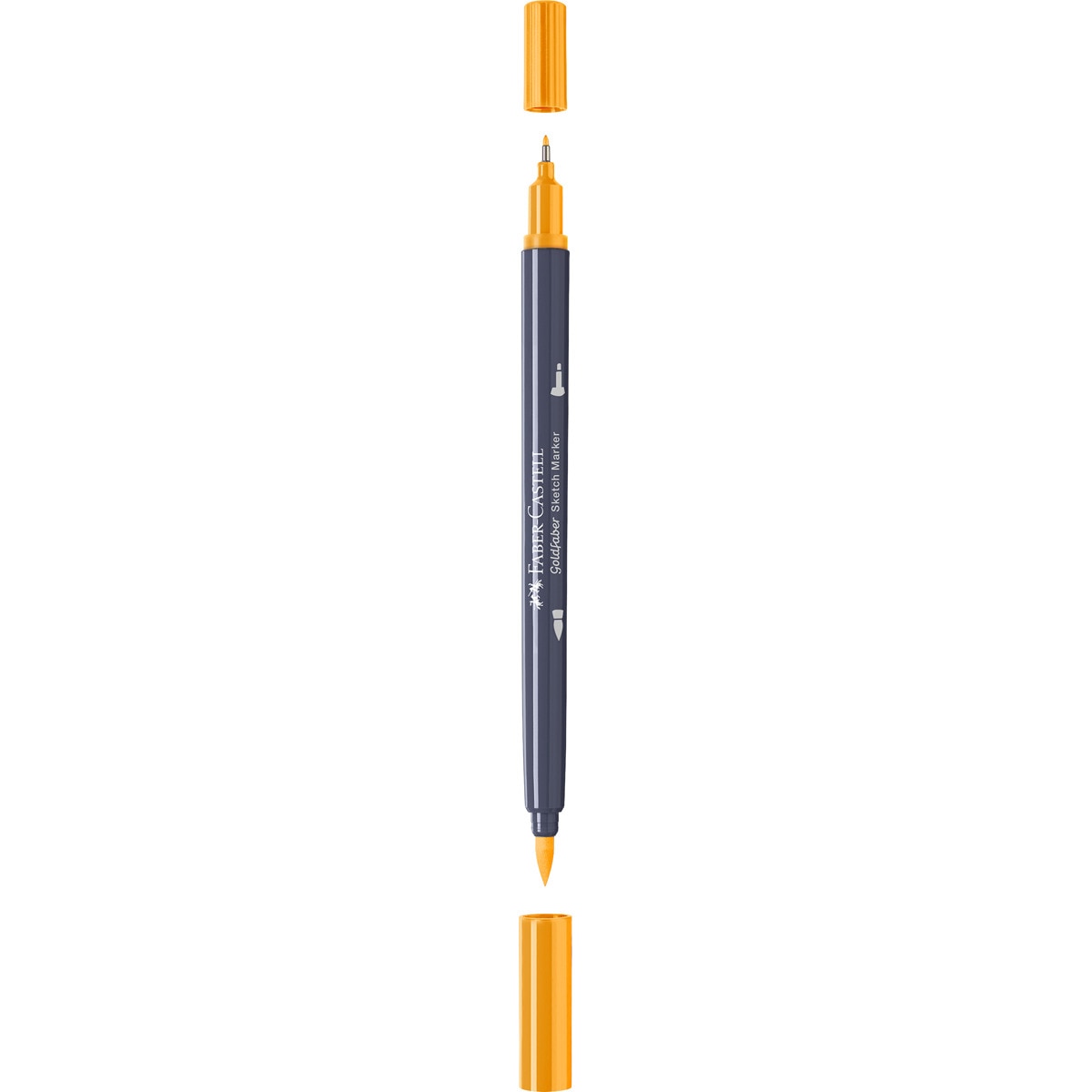 Rotulador sketch marker doble punta tinta base alcohol Goldfaber Faber-Castell amarillo de cromo oscuro Amarillo cromo oscuro-2