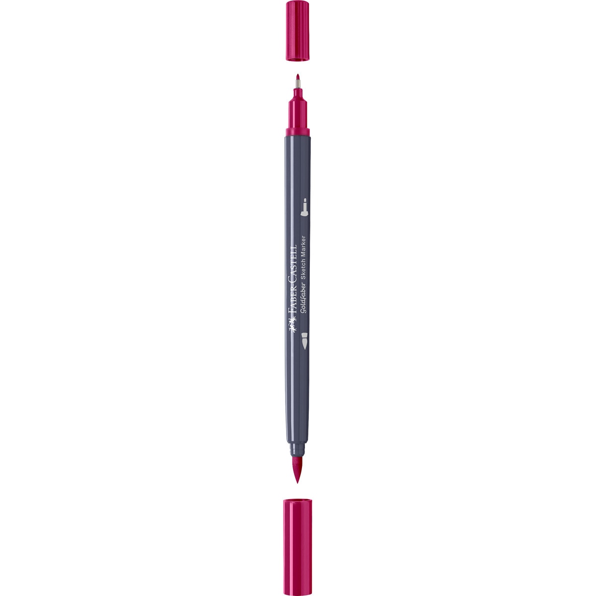 Rotulador sketch marker doble punta tinta base alcohol Goldfaber Faber-Castell rosa carmín Rosa carmín-2